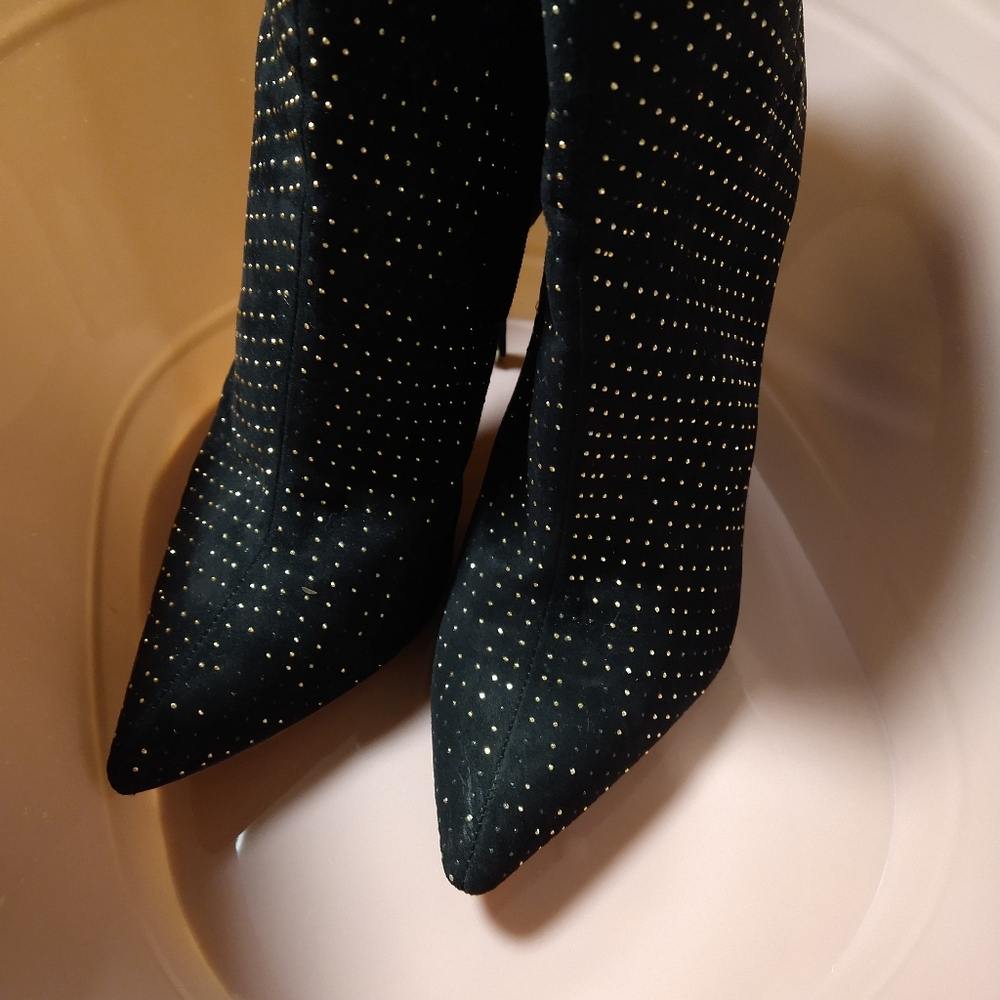 Kurt Geiger CARVELA rhinestone heel boot. Size 10 - Picture 12 of 12